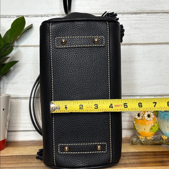 Dooney & Bourke Black Tassel Shoulder Bag - Picture 9 of 13